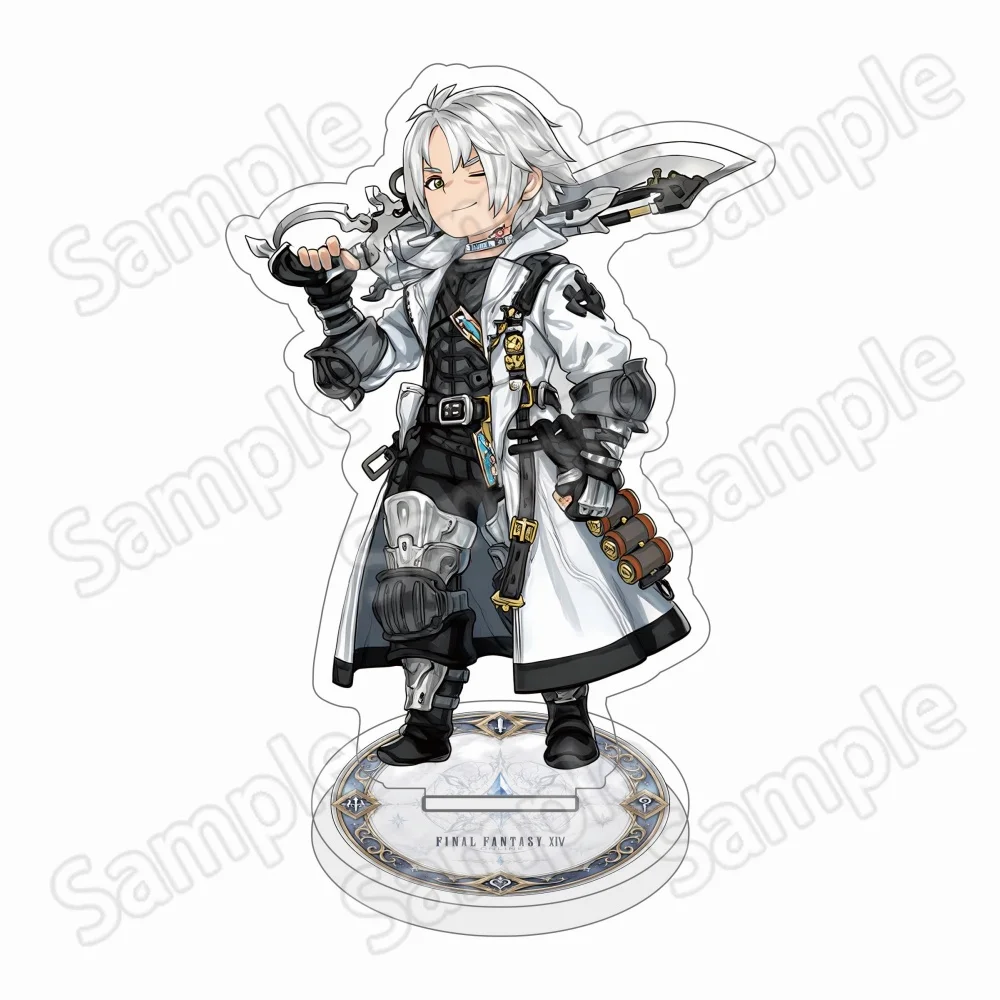 Anime Game Final Fantasy XIV Acrylic Stand Keychain 10cm Y'shtola G'raha Tia Estinien Alisaie Desk Decor Collectible Fans Gift
