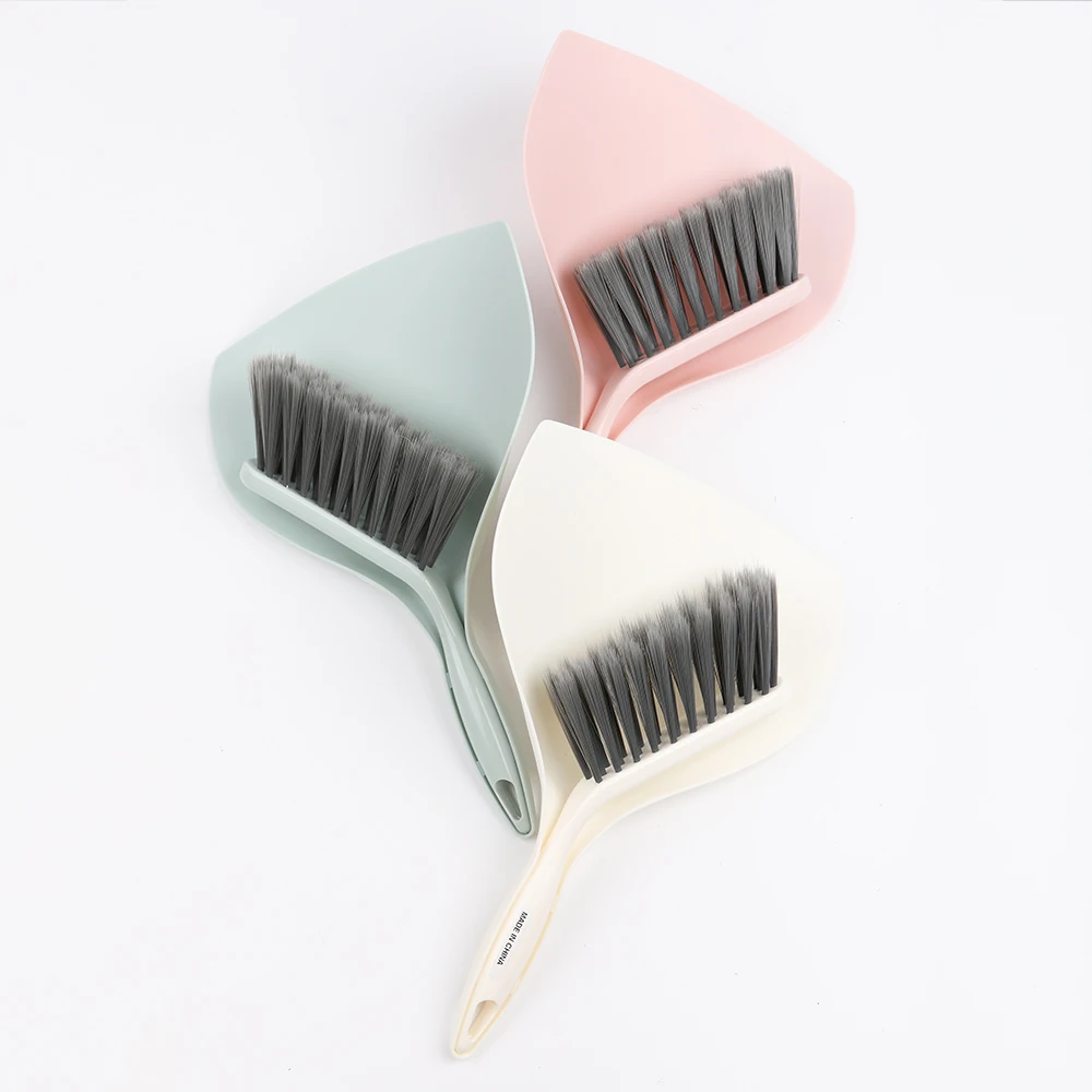 

Mini Dust Pan and Brush Cleaning Brush Nesting Snap-On Design Small Broom Dustpans Desktop Sweeper Painting Supplies