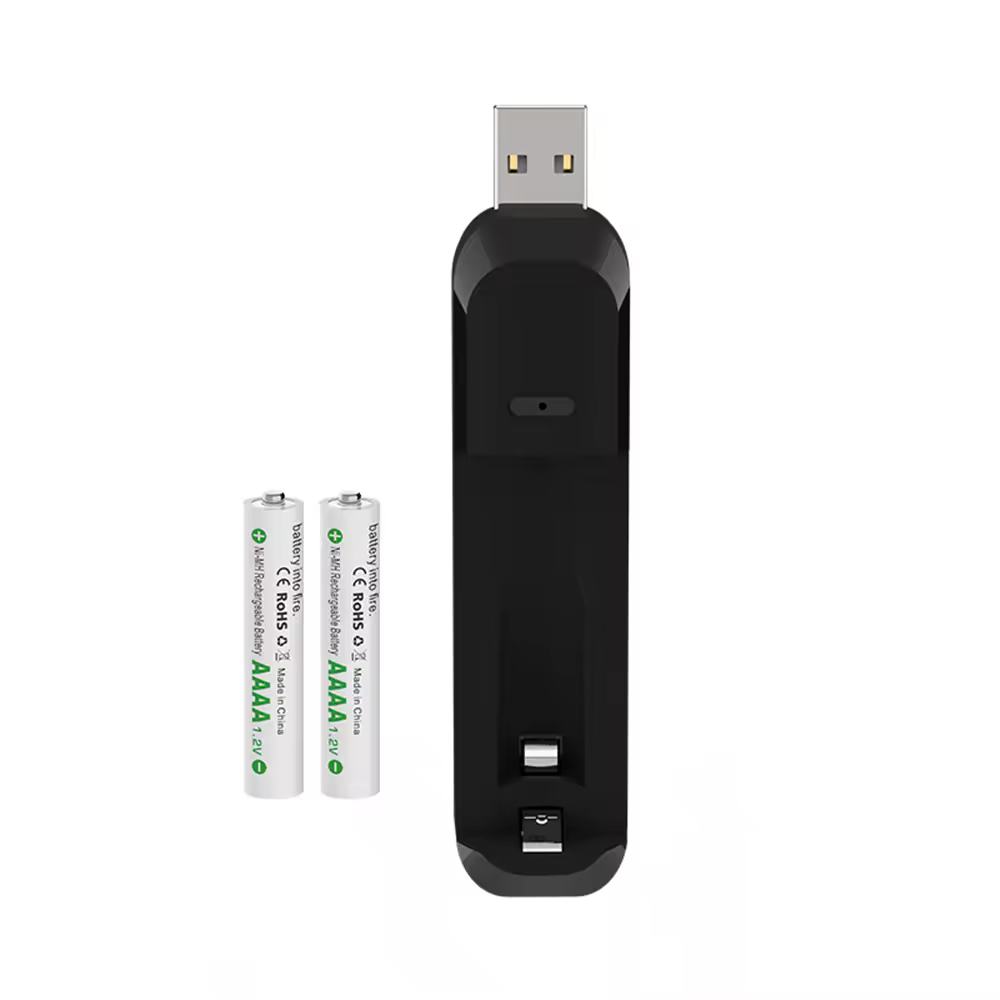 2PCS 1.2V 400mAh AAAA נטענת סוללה Stylus AAAA Ni-MH נטענת סוללה + AA/AAA/AAAA סוללה מטען