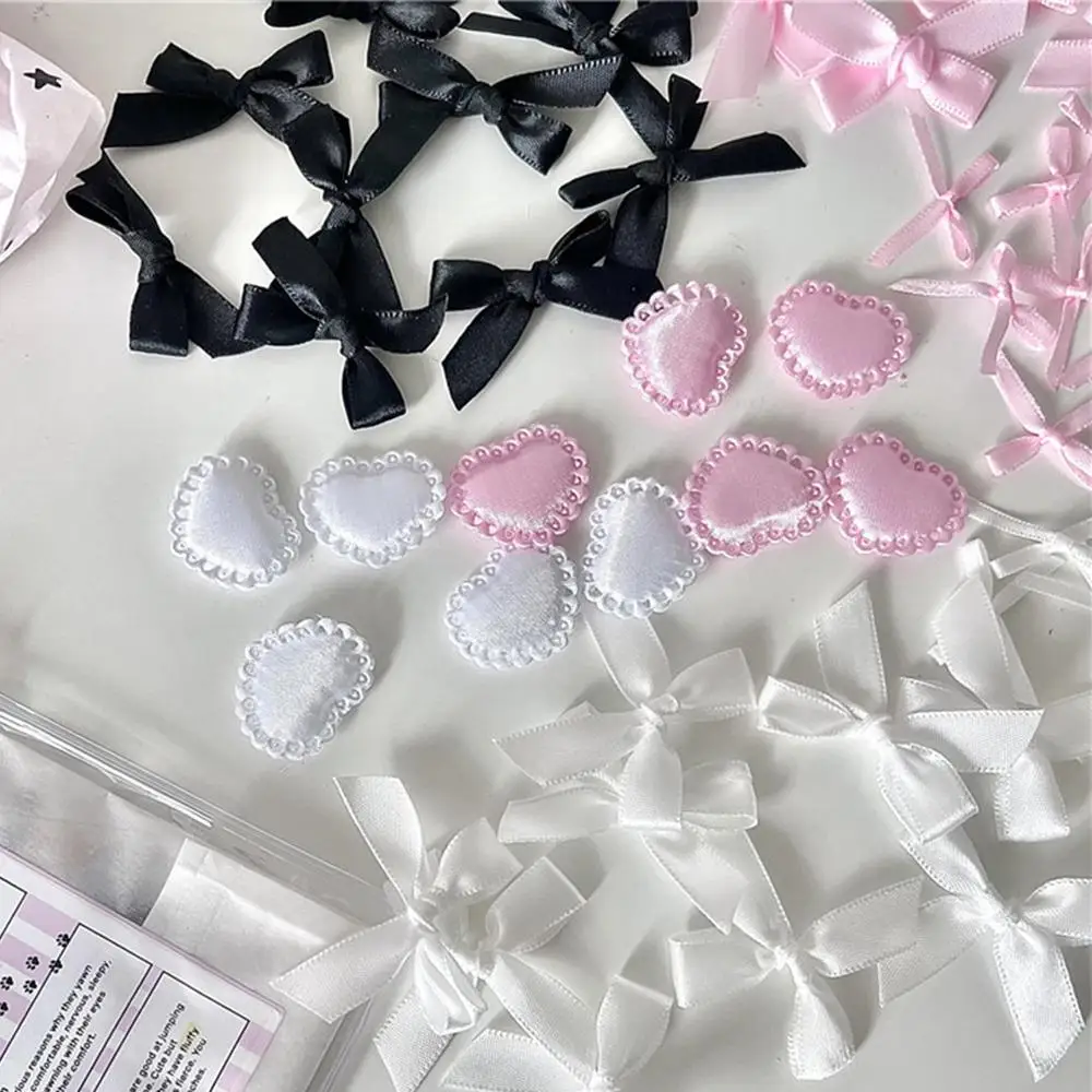 

10pcs Packaging Material Card Cover Decoration Accessories Photocard Holder Accessories Bow Heart Accessory DIY Gift Decoration