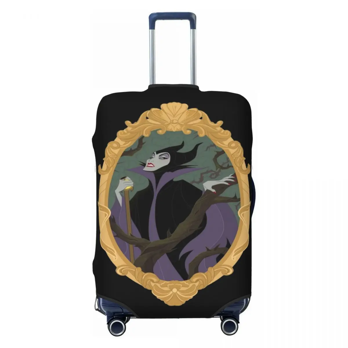 

Custom Maleficent Movie Luggage Cover Protector Funny Travel Suitcase Protective Cover for 18-32 Inch