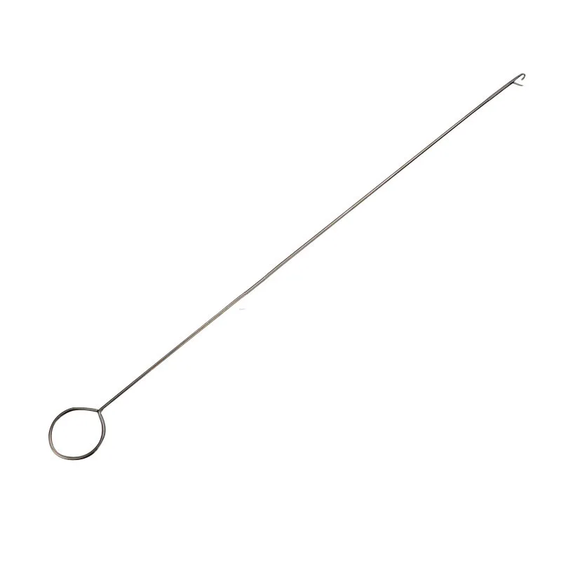 Lazo de costura de acero inoxidable, gancho giratorio, tubos de tela, tiras de cinturón hechas a mano, accesorios de herramientas de costura DIY, 1