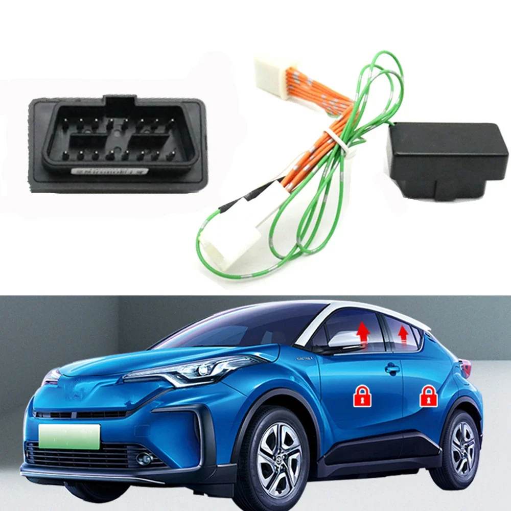 

1pcs Auto Door Locking Decoder OBD Speed Lock Unlock Window Closer For Toyota CHR C-HR AX10 AX50 2018 2019 2020 2021 2022 2023