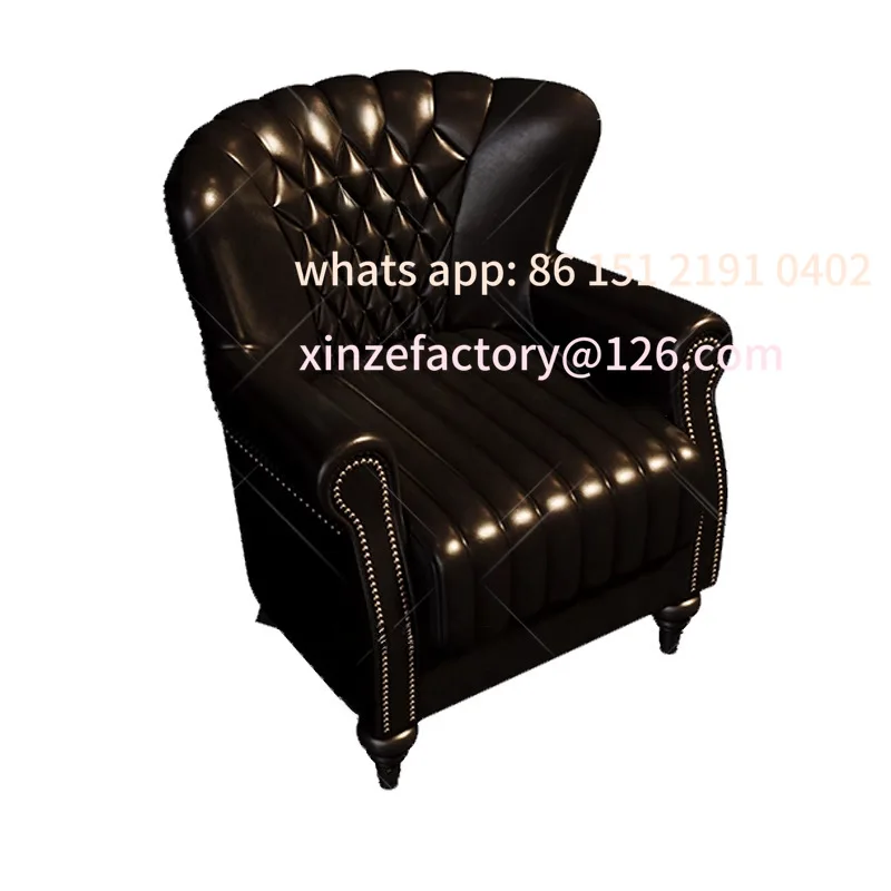 

Customizable Light Luxury European Whiskey Sofa Vintage Bar Clear Bar Music Dining Card Seat Cafe Table and Chair Group