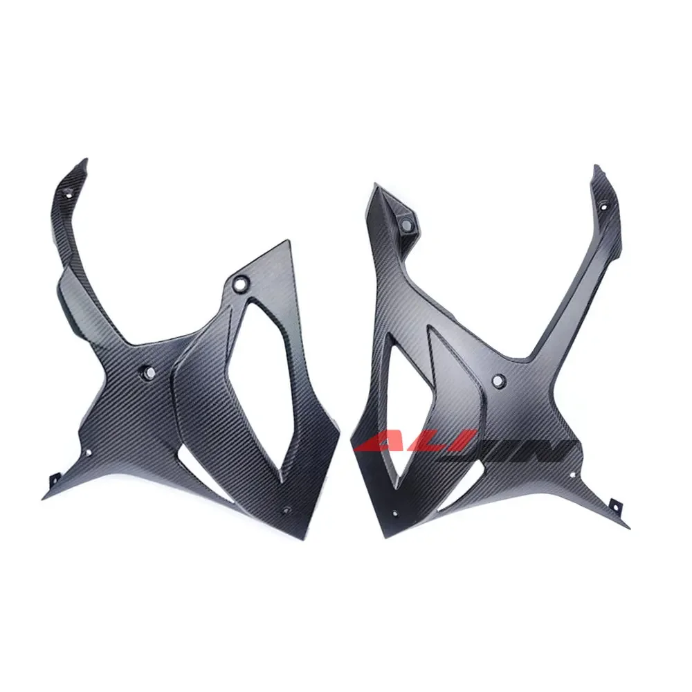 For BMW S1000RR M1000RR 2019-2023 Real Carbon Fiber Motorcycle Lower Side Fairing Panel Belly Pan Cowling Engine Exhaust Cover