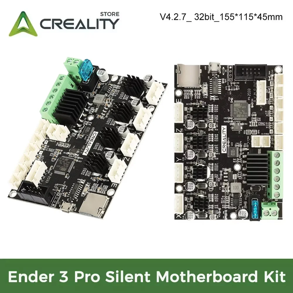 

Creality Ender 3 Pro Silent Motherboard Kit 32 Bit Upgraded High Performance V4.2.7 Mainboard for Ender 3 Pro 3d Printer Parts