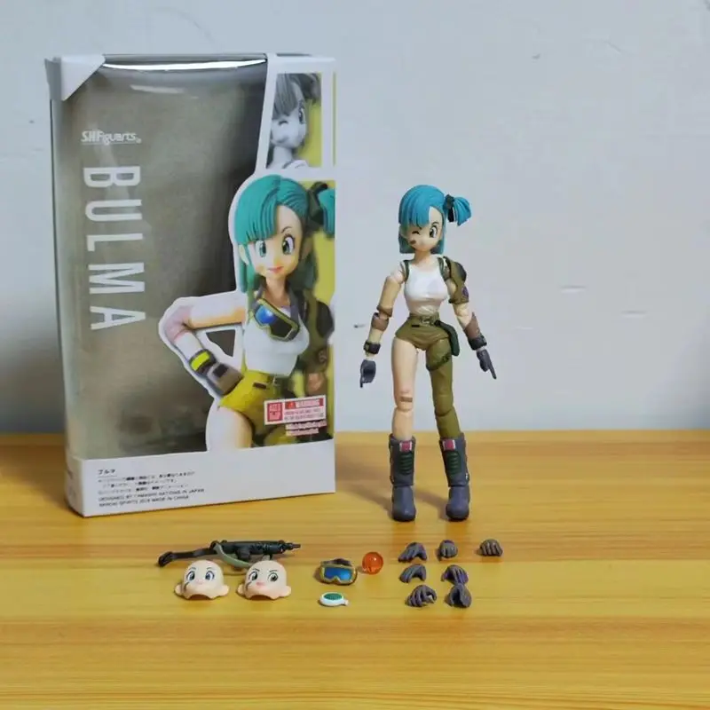 

New Dragon Ball Young Girl Bulma Articulated Figure Anime Character Statue Collection Desktop Decoration Ideal Gift For Fans
