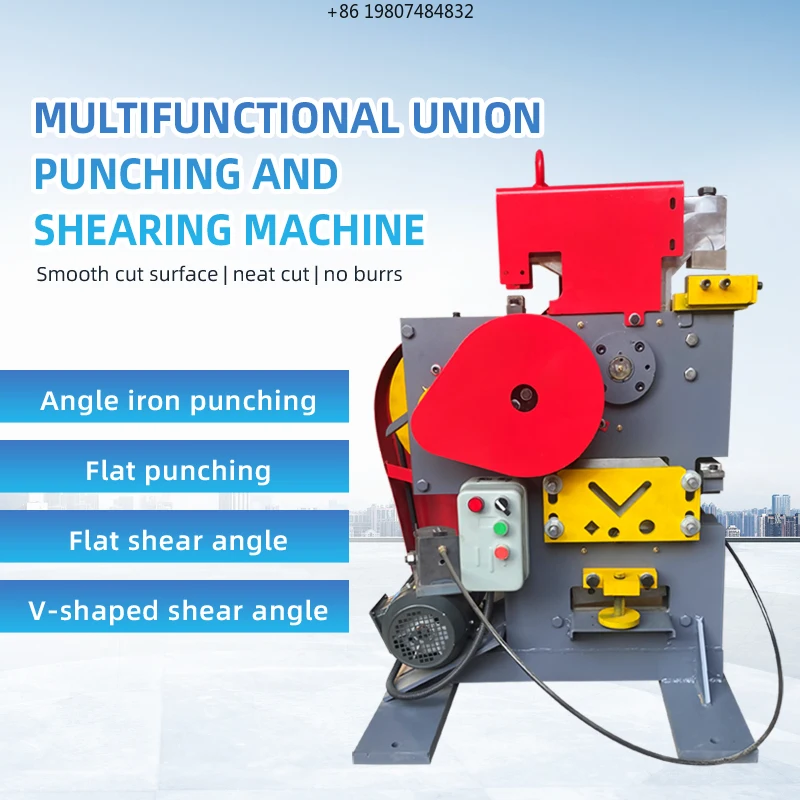 Aliexpress Hot Sale 2024 Multi Functional Hydraulic Punching Shearing Machine, Small Ironworker Tool