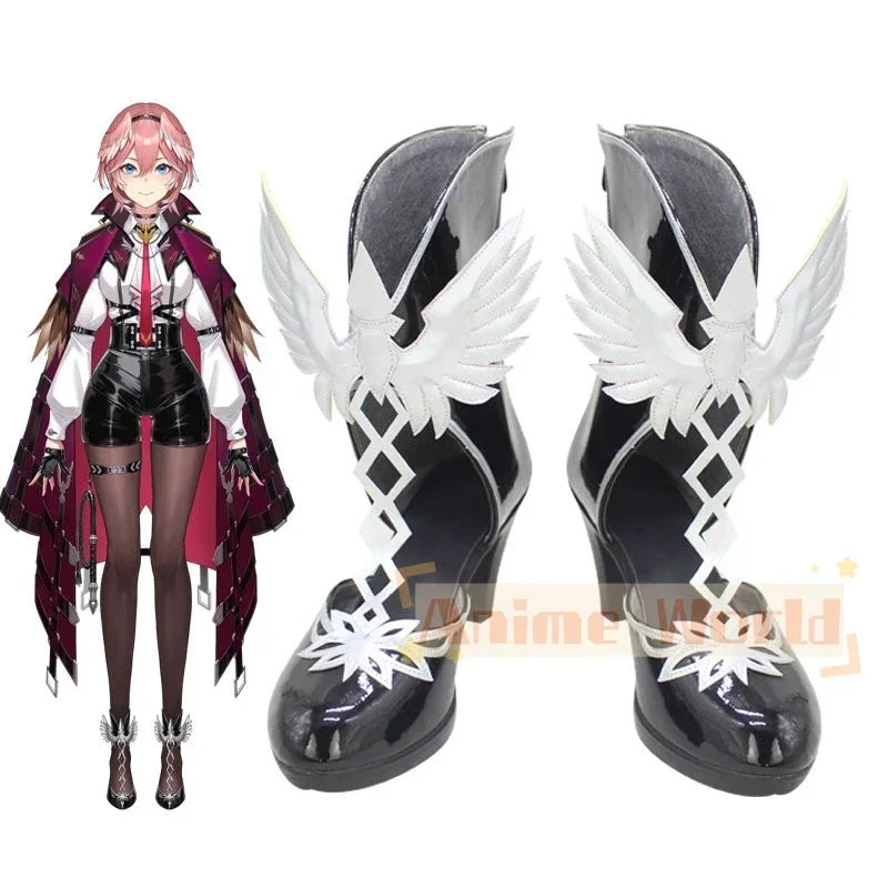 Virtual YouTuber Hololive Secret Society holoX Takane Lui Cosplay Shoes Halloween Carnival Boots Custom Made