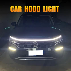 OKEEN Led Car Hood Lights Strip Universal Auto Decorative Atmosphere Lamps luci ambientali per luci di marcia diurna per Auto DRL 12V