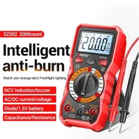 ANENG SZ302 Multimeter 2000 Count Digital AC/DC Votage Current Automatic Tester NCV Detector Resistance Ohm Ammeter Tester Tools