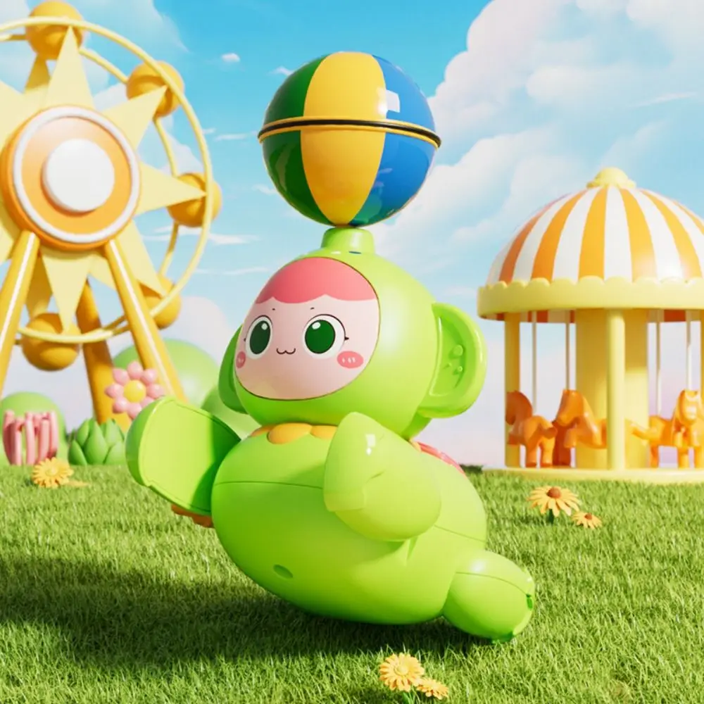 Aprende a gatear juguetes para bebés ojos grandes dibujos animados aprendizaje muñeca para gatear mecanismo de reloj silbato de escalada Twist Walking Duck