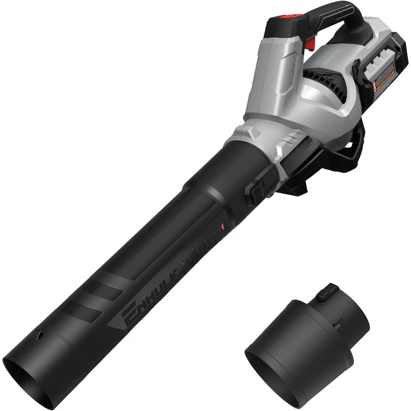 Leaf Blower Cordless, 58V Powerful Blower, 730 CFM Max. Turbo Variable-Speed, CoolBlast Tech, 2.5AH Battery and Charger