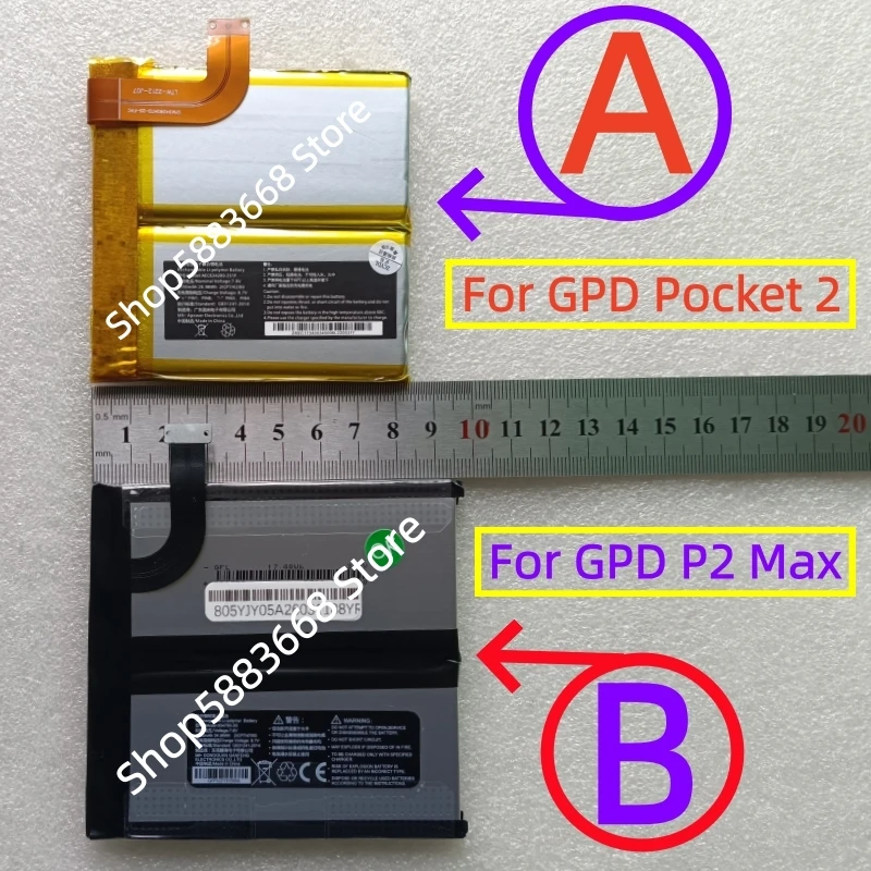 For GPD P2 Max 8.9-Inches 654793-2S 624283-2S 624284-2S AEC634280-2S1P Battery For GPD Pocket 2 Pocket2 Mini Handheld Gaming PC