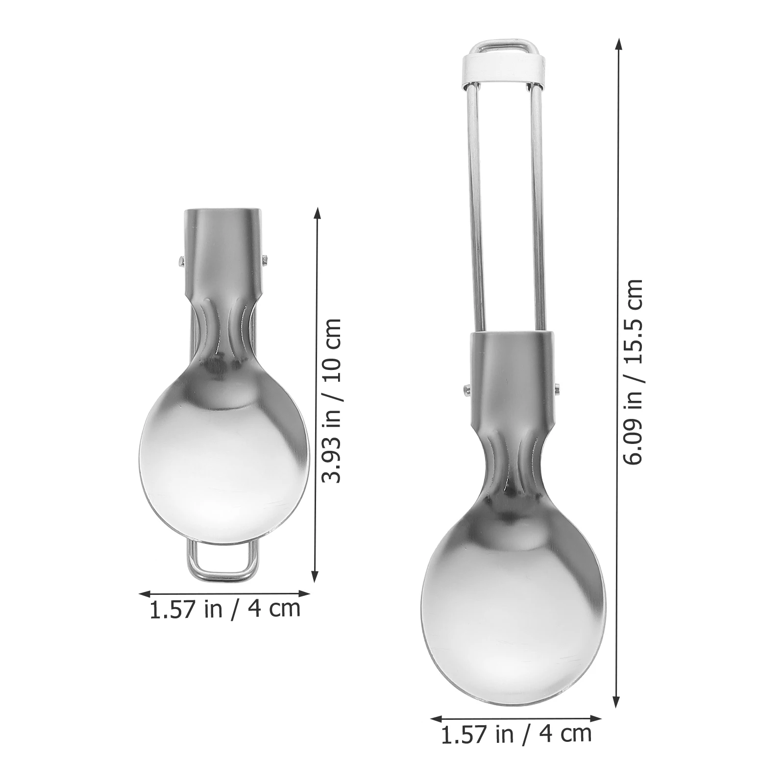 

Folding Cutlery Set Stainless Steel Travel Utensils Portable Camping Silverware Tulip Fork Spoon Storage Bag Outdoor Dining