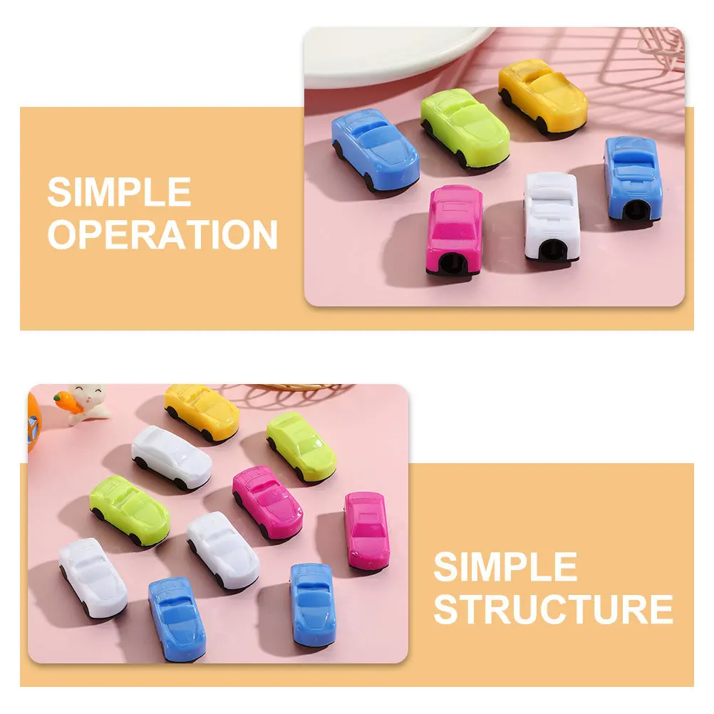 

25Pcs Cartoon Pencil Sharpeners Manual Single Hole Compact Sharpener Portable for Students School Supplies Stationery
