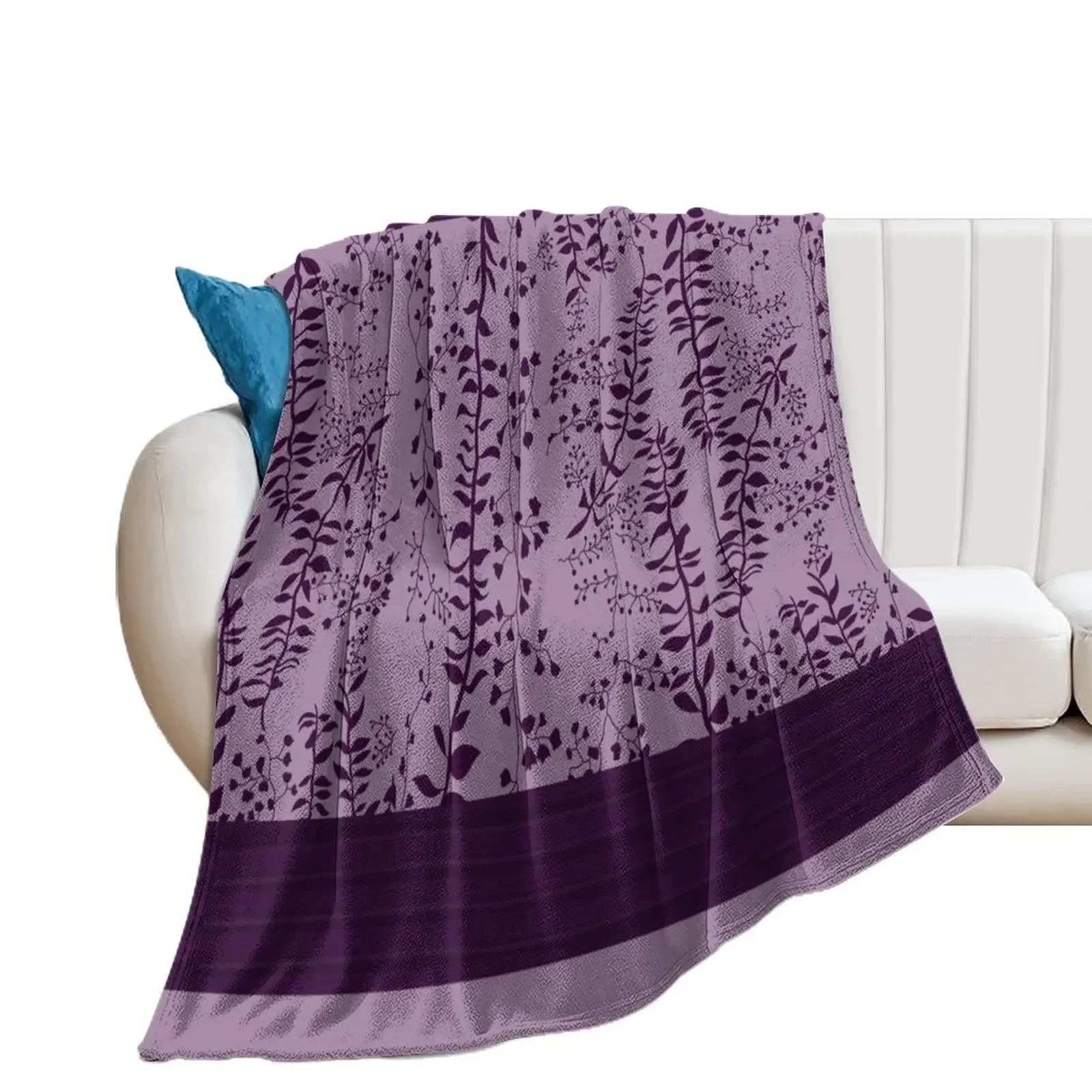 Bella Swan's Comforter Set Replica | Purples Cool - Version 2 | Twilight Saga Fanart Throw Blanket Single Furry Blankets