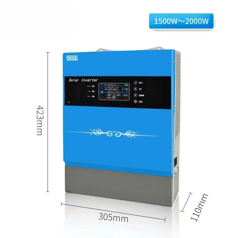 LCD Screen 5KW 80A Reverse Control All-in-one Machine High Frequency Inverter