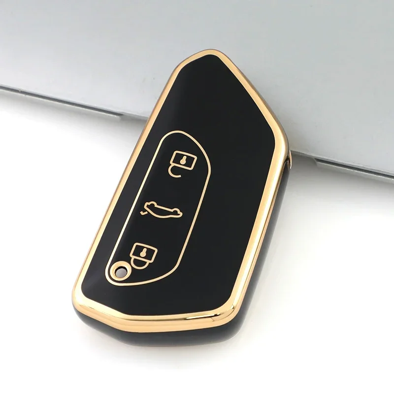 TPU Car Remote Key Case Cover for VW Volkswagen Golf 8 MK8 2020 for Seat for Skoda Octavia Protection Shell Key Accessories