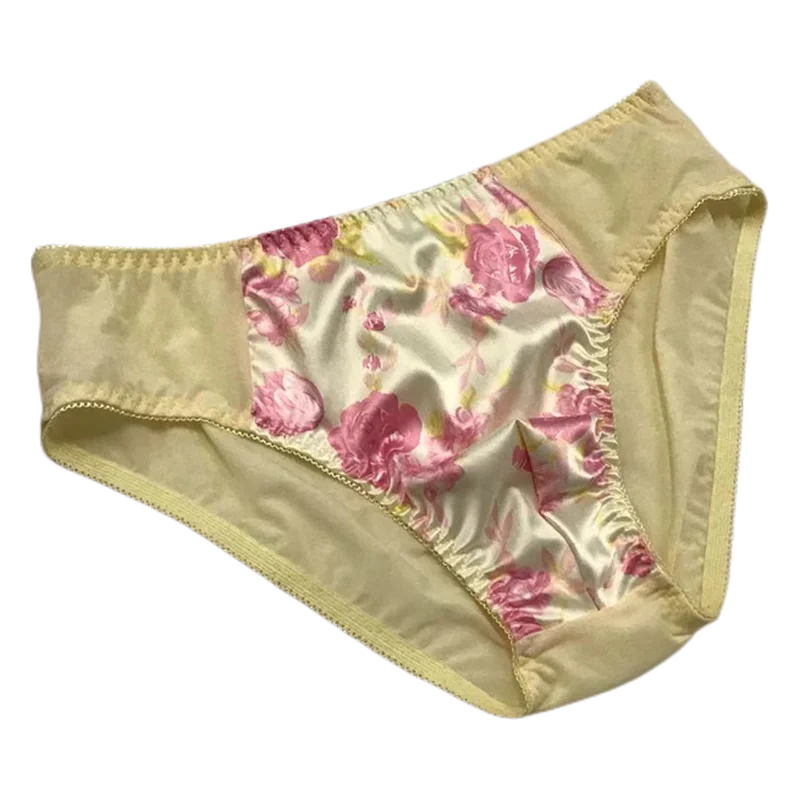 Mens  Panties Sissy Silky Satin Lingerie Panties Briefs Crossdress Underpants Underwear mens sexy underwear gay