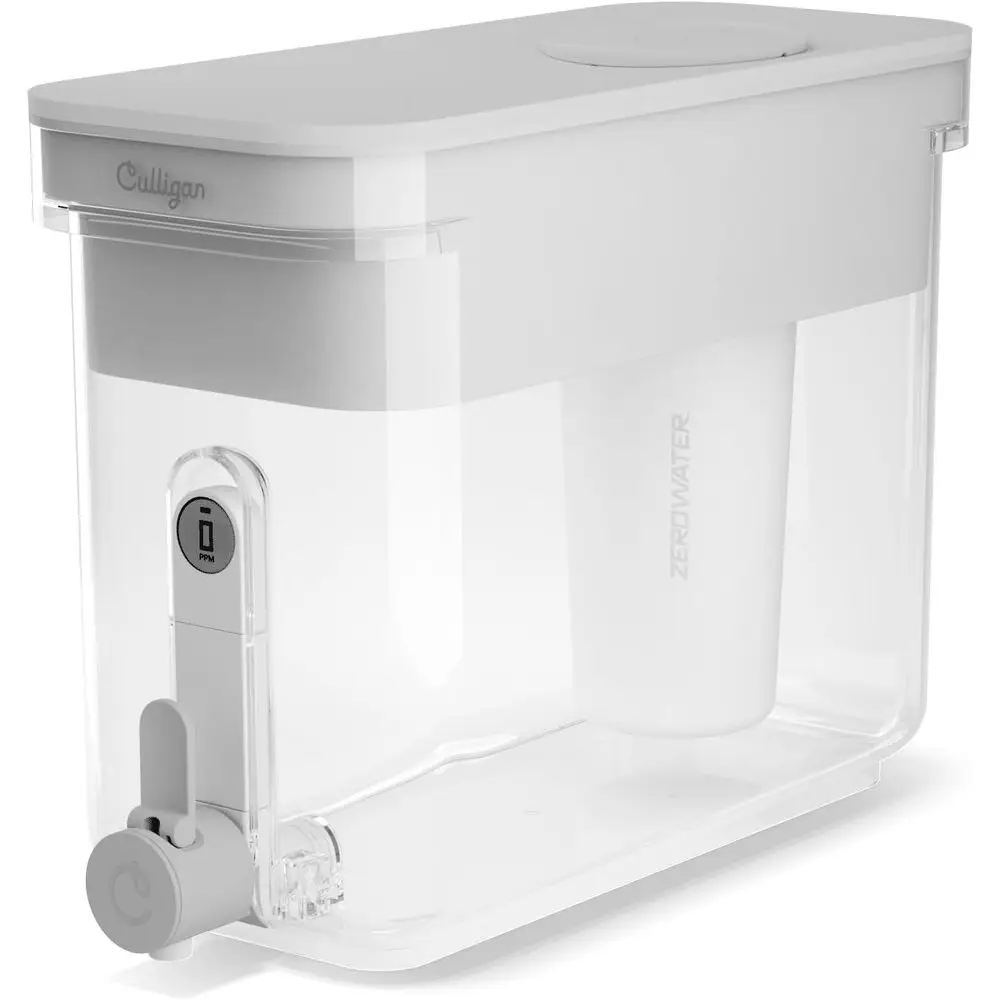 

32-Cup Water Filter Dispenser – 5-Stage Filter, Certified to Reduce Lead, Total Dissolved Solids, Mercury, Fluoride, Chlorine