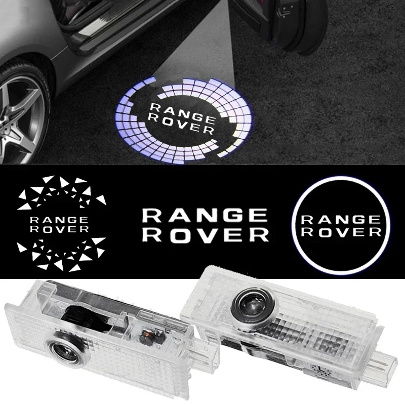 LED Car Door Welcome Logo Lamps Laser Shadow Ghost Courtesy Light for Land Rover Range Rover Sport Edition 2010-Now Decoration