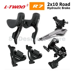 LTWOO R7 2x10S Road Groupset Shifters Rear/Front Derailleurs Hydraulic Disc Brake Brake R7 20s Alloy Version Road Bike Oil Brake