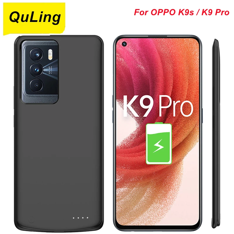 10000Mah For OPPO K9 Pro Battery Case K9s 5G Battery Charger Case Bank Power Case For OPPO K9s Battery Case