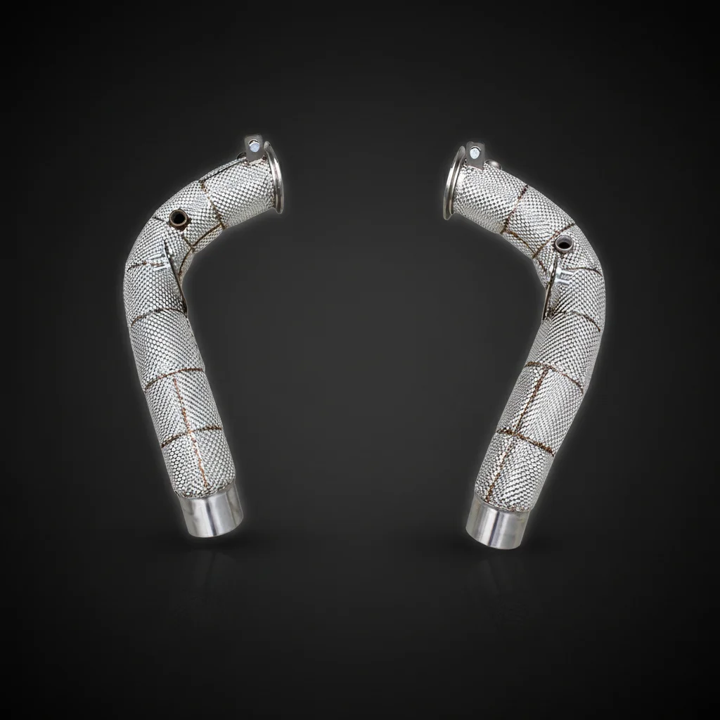 

OEM Stainless Steel Exhaust Pipes For BMW M5/M6 F06/F10/F12 2012-2016 Downpipe With Heat Shield