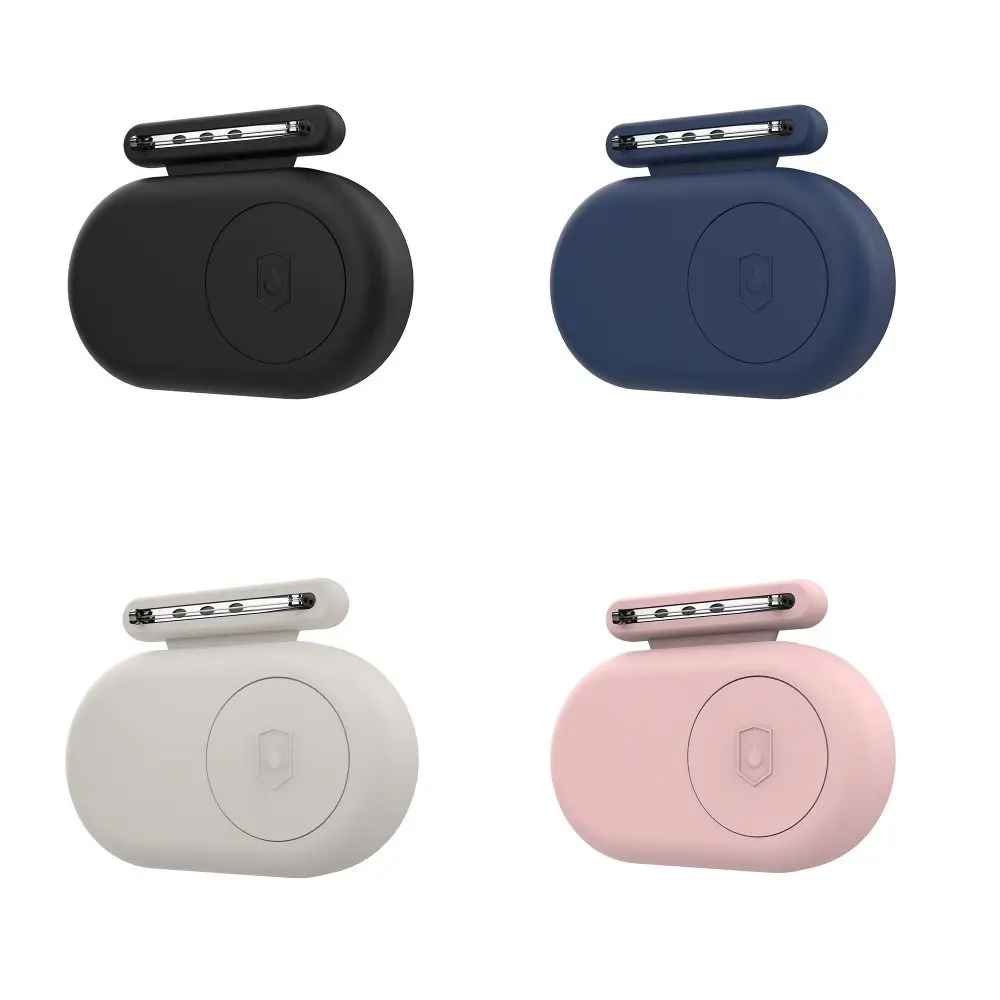 Capa de rastreador de silicone com capa de pino invisível suporte de silicone à prova d'água macio para Samsung Galaxy SmartTag 2