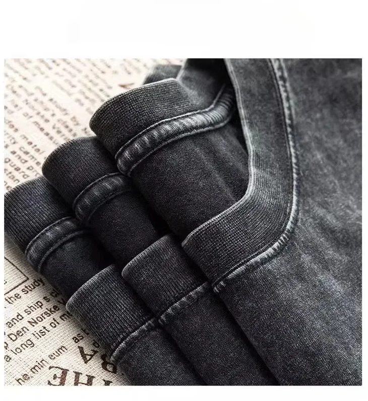 Camiseta con estampado con dibujo de One Piece de Anime en algodón lavado, ropa de calle Unisex, manga corta lavada Vintage de gran tamaño