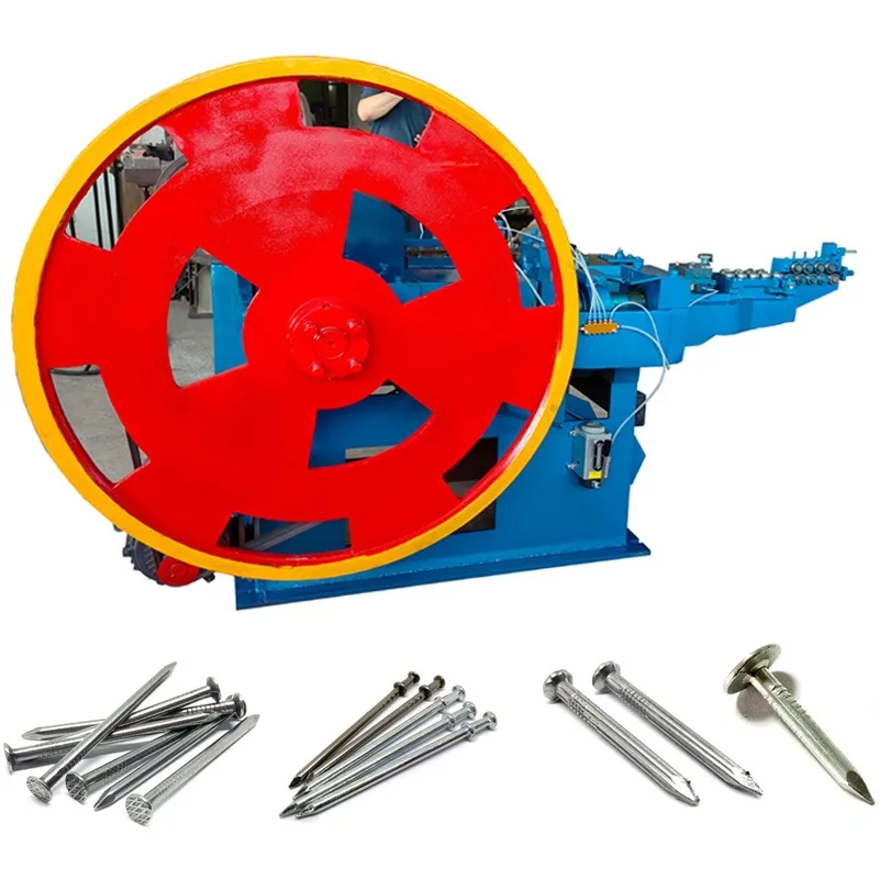 Máquina de fabricação de unhas de fio totalmente automática de alta velocidade