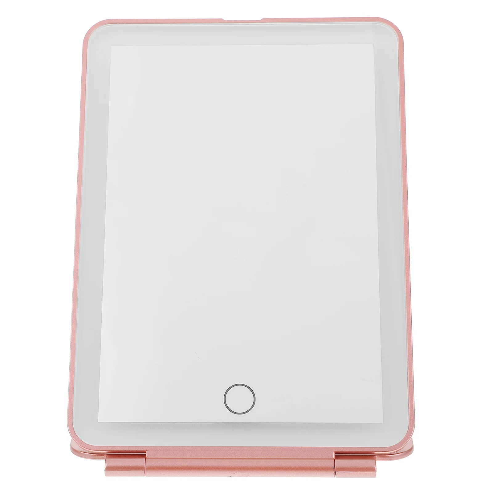 

1Set Portable Makeup Mirror Led Light Clear Hd Adjustable Brightness Foldable Compact For Travel Home Bedroom Desktop Vanity Usb