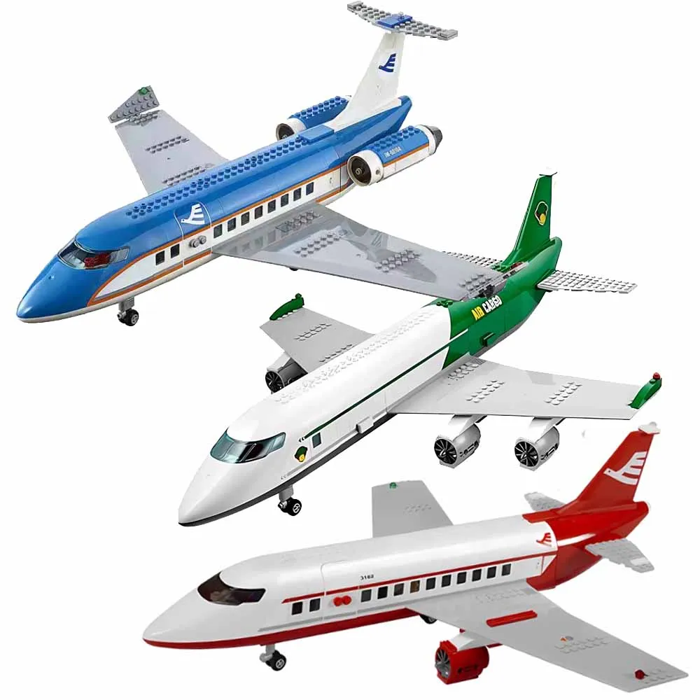 City Airport Aircraft Plane Model Building Bricks Educational Plane Building Blocks Educational Toys Children Gift