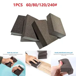 Sanding Sponge Block Abrasive Pad Grit 60/80/120/210 For Furniture Wall Floor Grinding Metal Derusting Polishing Sandpaper