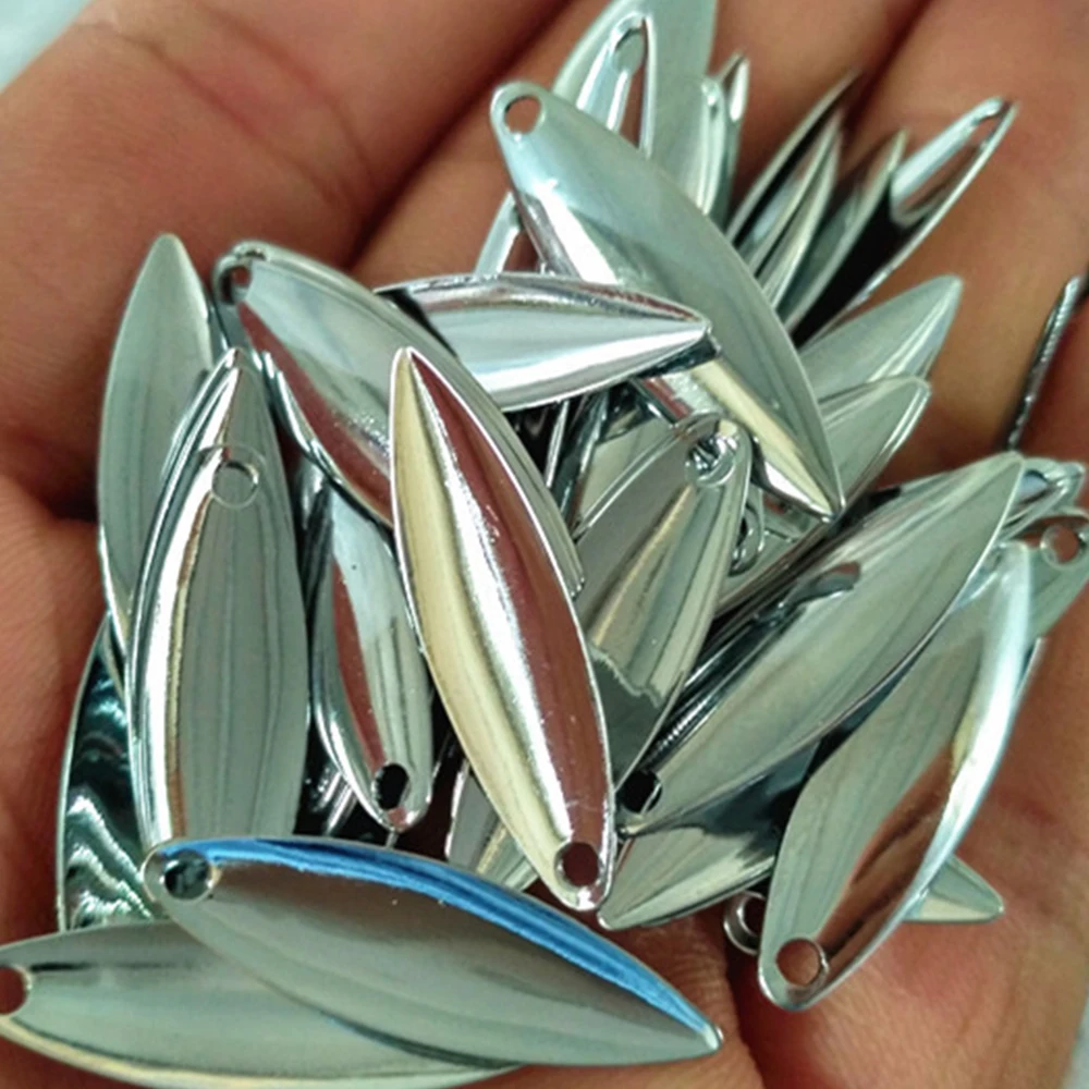 20Pcs Spinner Blades Fishing Lure Colorado Spinner Blades for DIY Spinnerbaits Walleye Rig Trout Salmon Bass Fishing