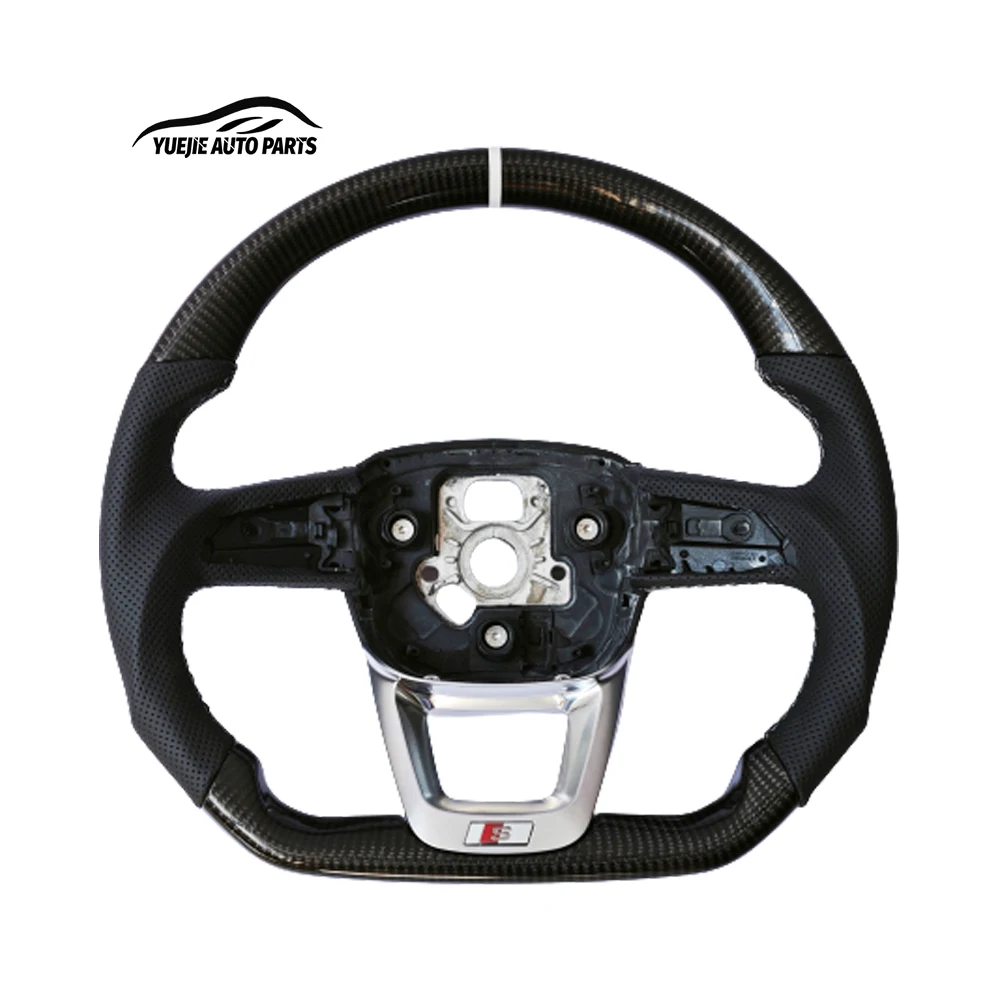 Hot Selling High Quality Car Steering Wheel For Audi A3 A4 A5 Q5 Q7 S Carbon Fiber Steering Wheel Suitable For Upgrading Towards