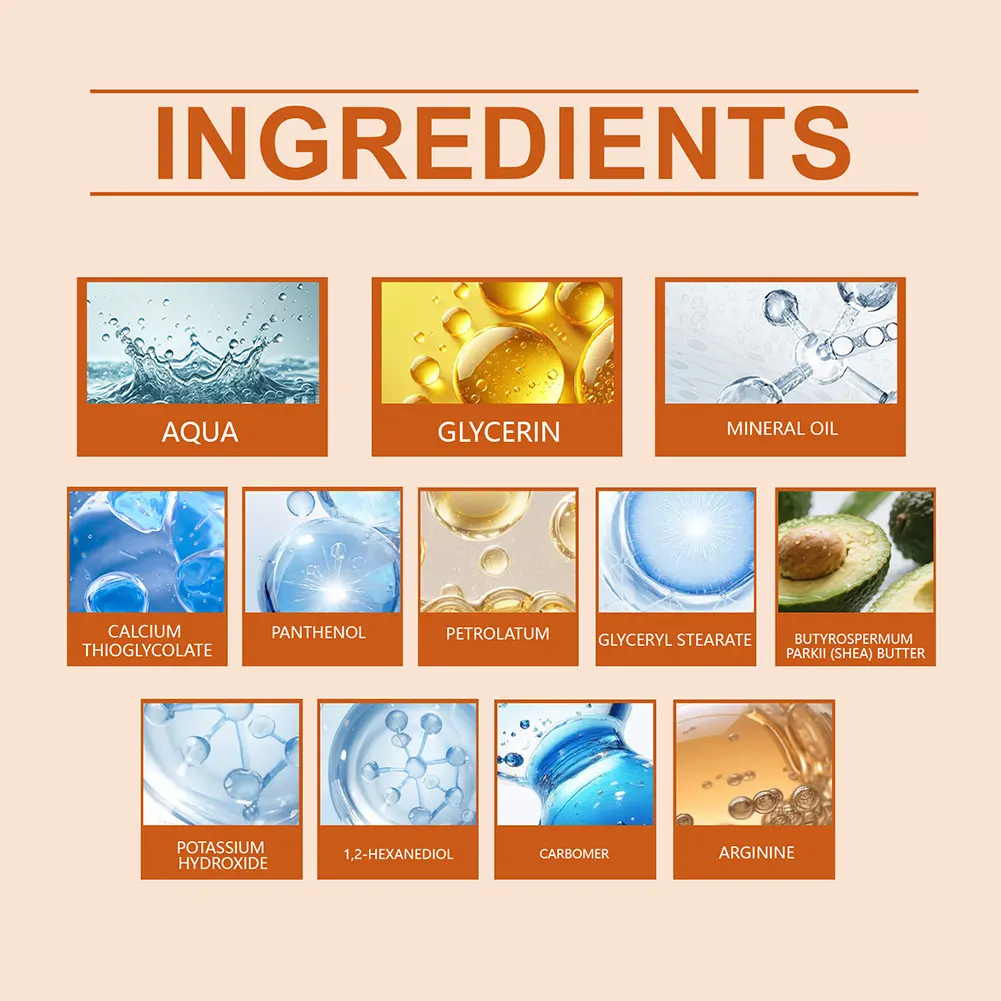 كريم إزالة شعر الوجه للبشرة الحساسة للنساء، مزيل شعر الجسم، مثبط نمو الشعر، غير مهيج، آمن