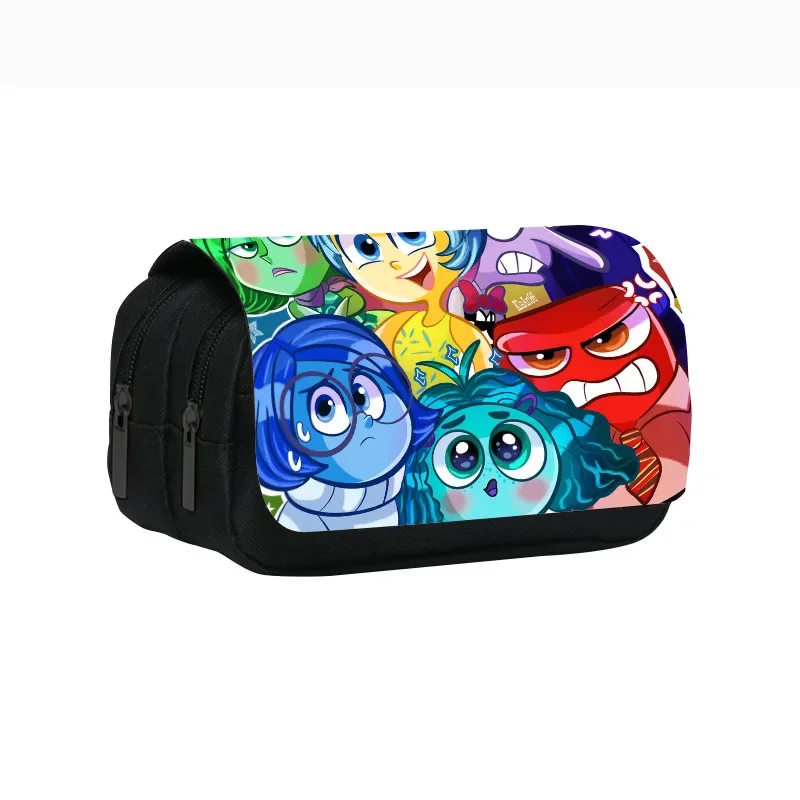 21 styles Inside Out 2 Joy Sadness Anger Pen Bag Boys Girls Pencil Case Student Storage Bag  Cartoon Pen Box Birthday Gift