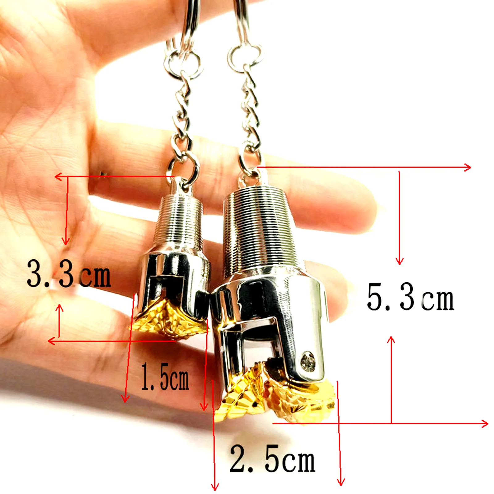 Oil Well Oilfield Gift Drill Bit Keychains Pendant Keyrings Key Holder Gifts for Birthdays Anniversaries Christmas Valentine\'s D