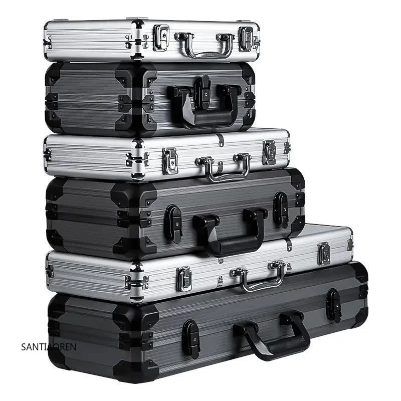 

2025OEM Aluminum Manufacturing Portable Suitcase Aluminum Tool Cases Case With Locks Portable Hard Aluminum Tool Storage Case