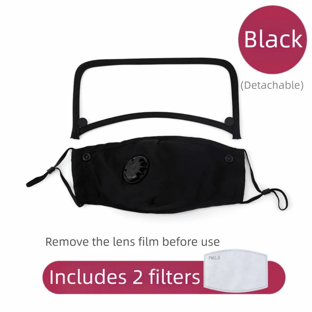 New HD Kitchen Oil Fume Shield Transparent Fully Enclosed Cooking Face Mask Oil Splash Resistant Detachable Eye Mask Home