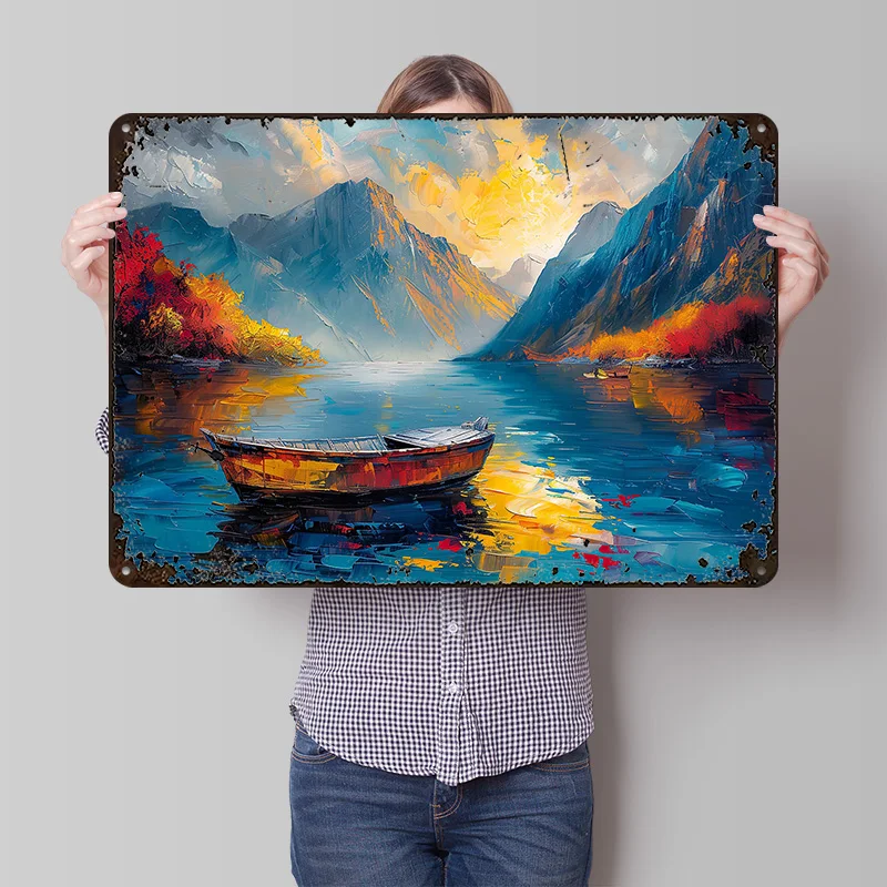 Travel to Norway Tinplate Poster Custom Wall Art Vintage Metal Signs Retro Tin Plaque for Bedroom Decoration Gaming Desk Decor