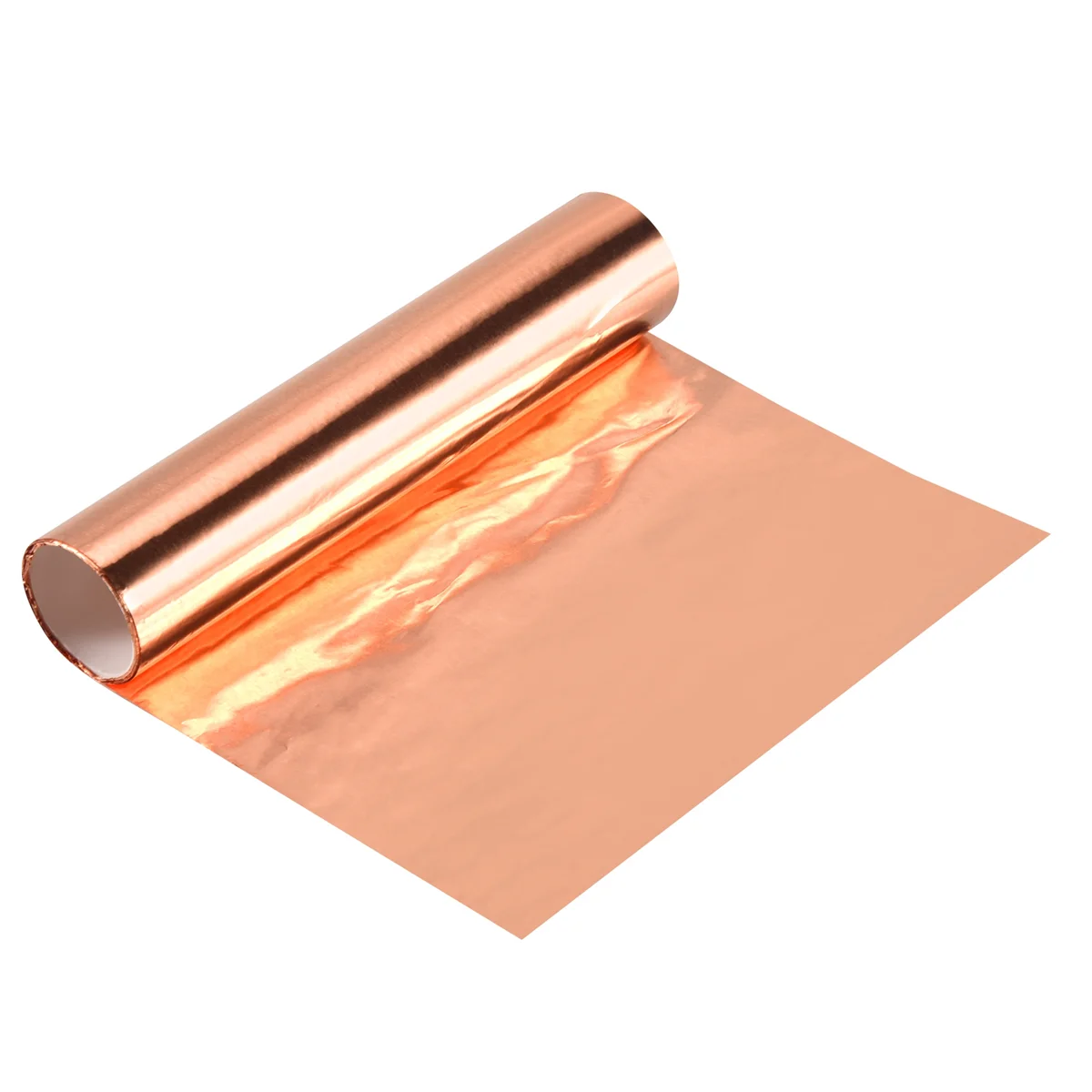 Экологичный рулон медного листа, пластина из металлической фольги 1000 мм x 100 мм x 0,01 мм