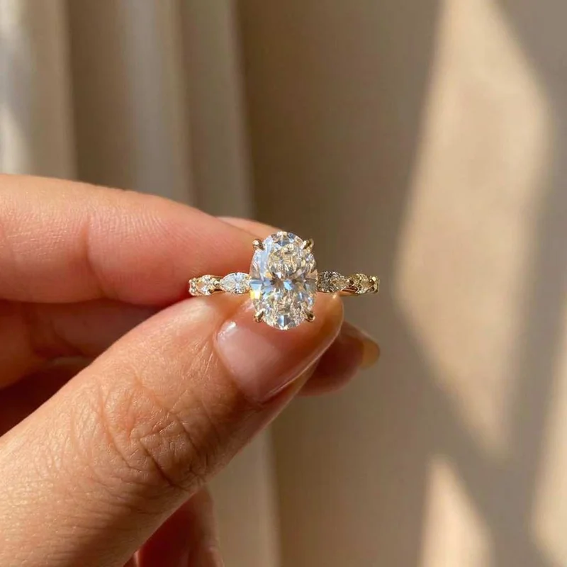 

Изящные женские кольца из стерлингового серебра 925 пробы с кубическим цирконием ААА, нежное обручальное кольцо для любимой, высококачественные свадебные украшения