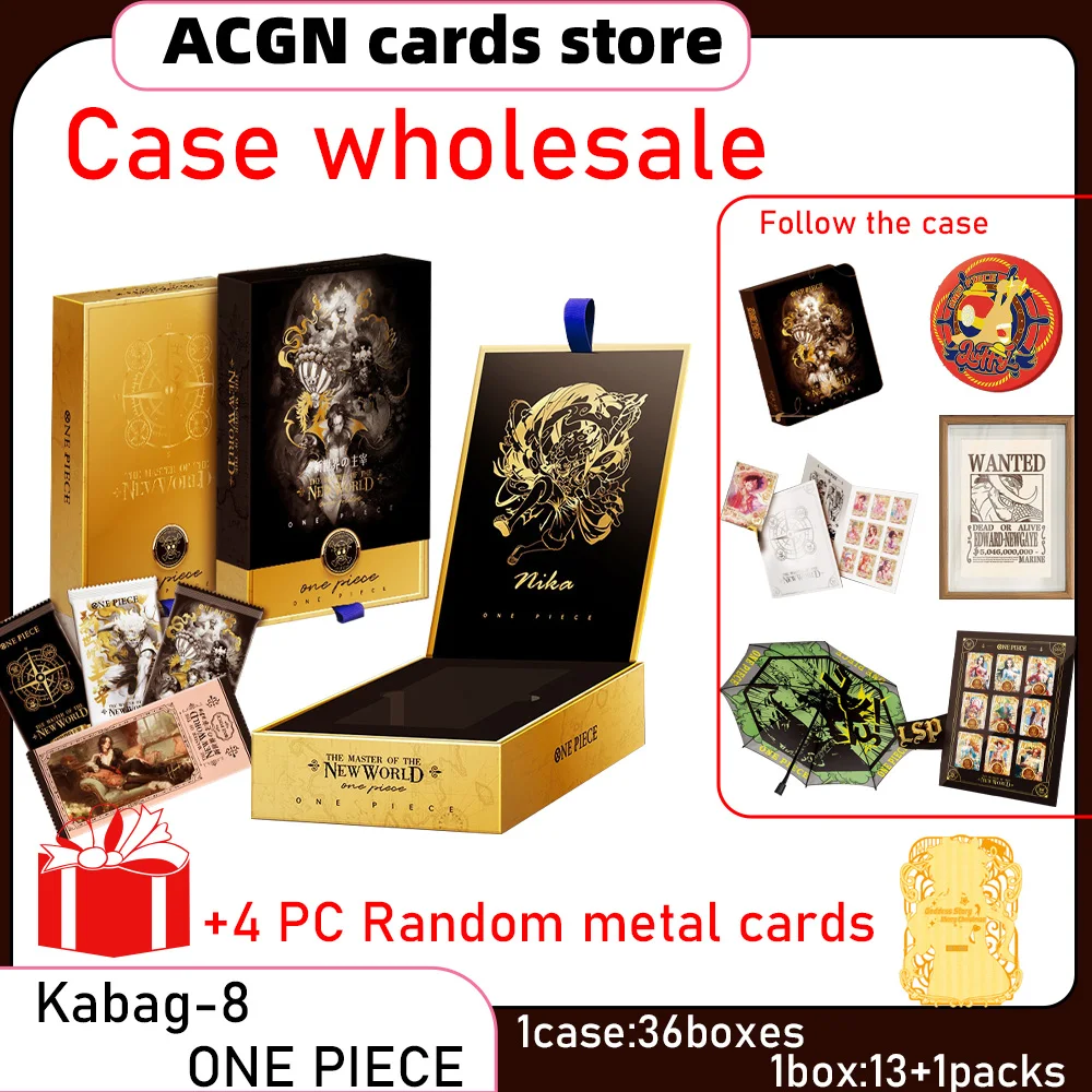 One Piece Cards KABAG VOL.8 The Master Of The New World Anime Cards Birthday Gifts for Boys and Girls