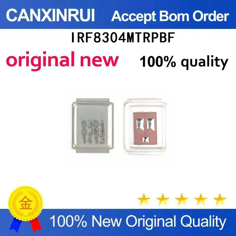 (5-100 Pieces) Brand new original IRF8304MTRPBF IRF8304 8304 SMD QFN iron shell field-effect transistor