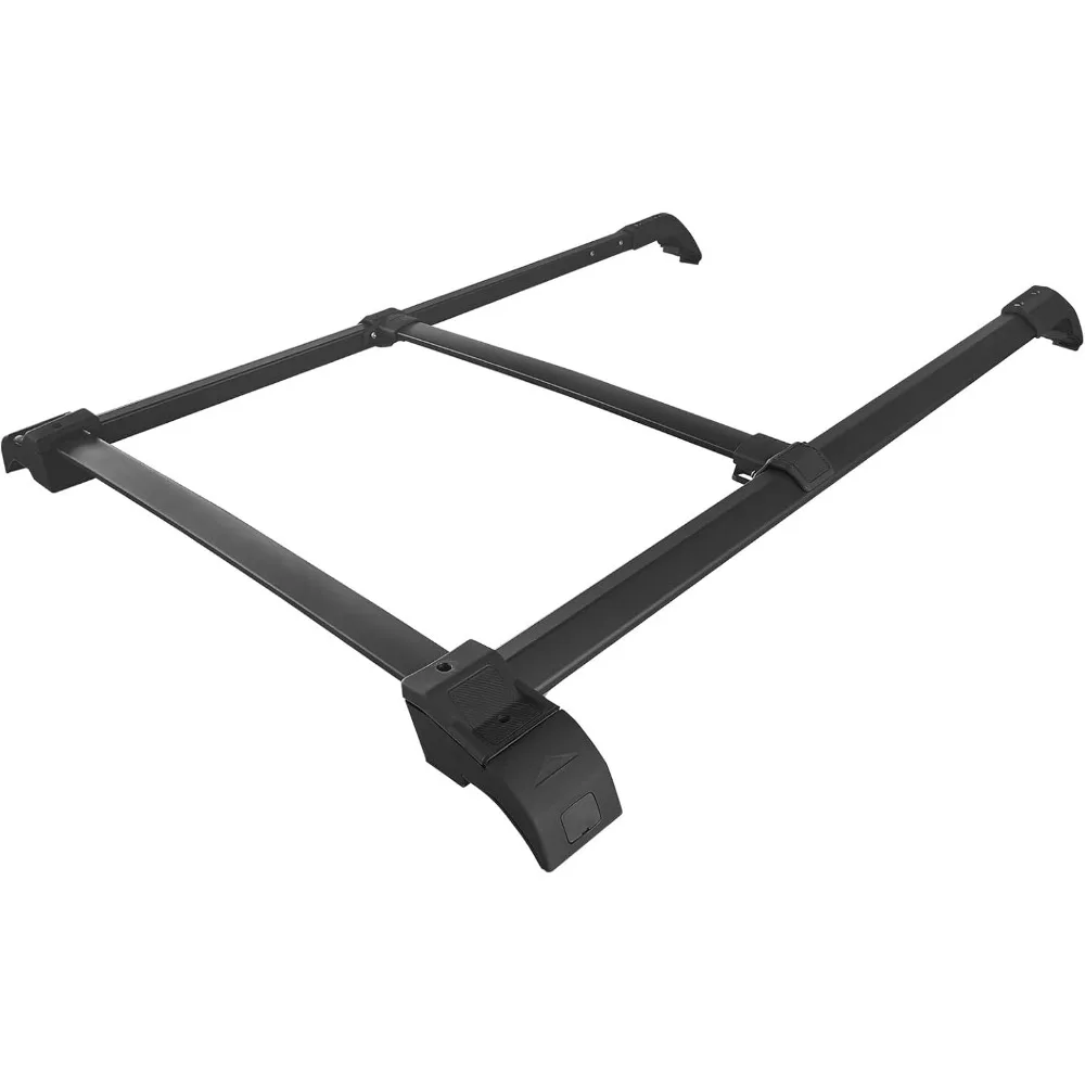 

, Roof Rack W/Side Rails Bars Compatible with 2021-2025 Ford Bronco All Models, Black Top Roof Rack Cross Bar Cargo Luggage Carr