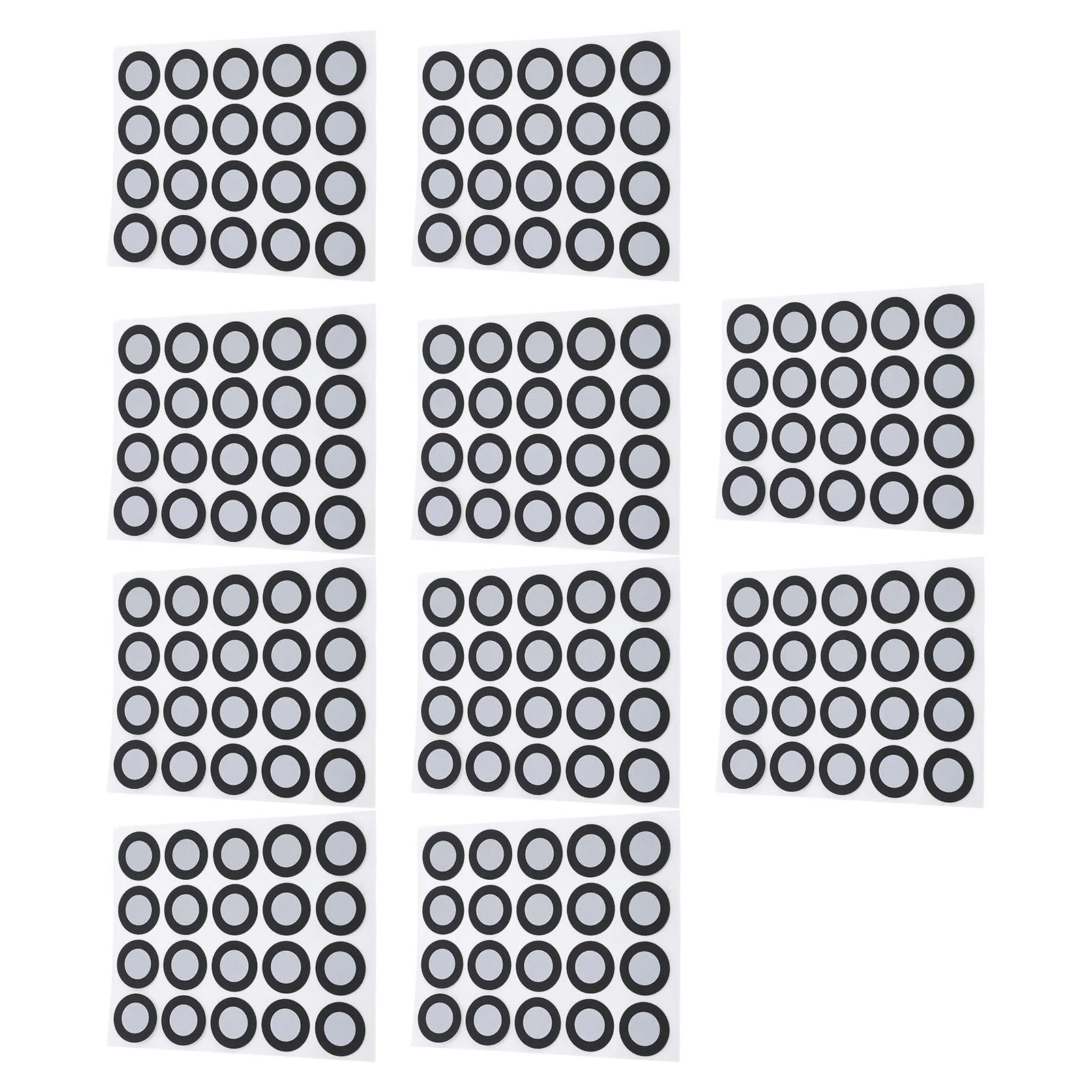 200Pcs 3D Scanning Marker 12mm ID 19mm OD Precise Tracking Reference Point and Diffuse Reflection Marking Dot