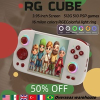 ANBERNIC RG CUBE Retro Handheld Game Console Video Player 3.95 Inch Screen WIFI Android 13 RGB Joystick8G+128G RGCube 512G PS2